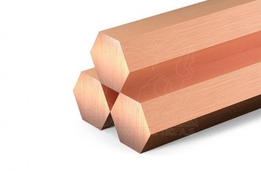 Copper Rod (Hexagon)